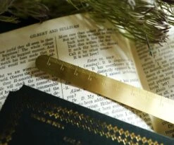 Tools To Live By Brass Rulermark -Stationery Sale Store rulermark4