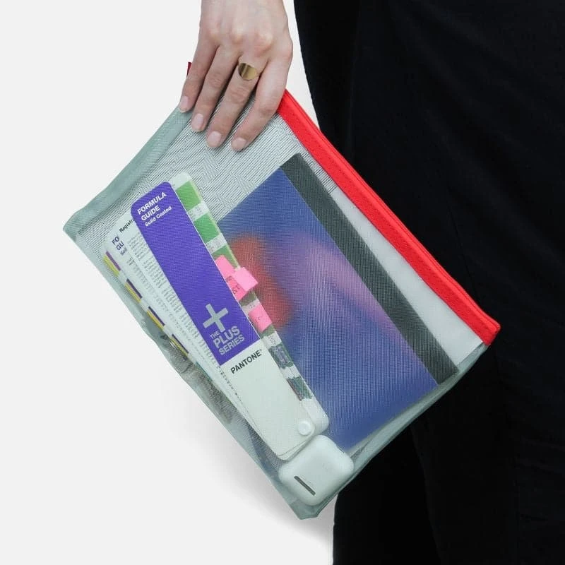 Papier Tigre Mesh Pockets Set - Red 2 Papier Tigre Mesh Pockets Set - Red - Image 2