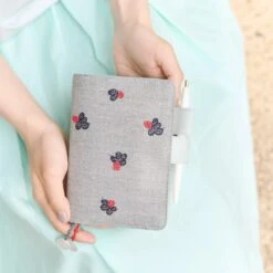 Hobonichi 2024 A5 Planner Cover [Minä Perhonen: Light Berry Green] -Stationery Sale Store slide 01 16 906644cd 0ac4 425d 809c 8ec659284993