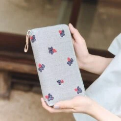 Hobonichi 2024 Weeks Zipper Cover [Minä Perhonen: Light Berry Green] -Stationery Sale Store slide 01 44