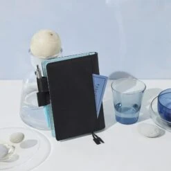 Hobonichi 2024 A6 Planner Cover [Colours: Black X Clear Blue] -Stationery Sale Store slide 04 752c4eff 4fab 4fe5 a525 59f78961698f