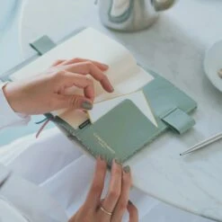 Hobonichi 2024 A6 Planner Cover [Laurent Garigue: Twinkle Tweed] -Stationery Sale Store slide 05 4 1