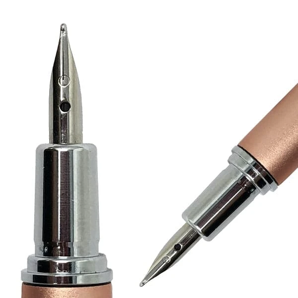 Preco Slim Liner Fountain Pen - Rose Gold 2 Preco Slim Liner Fountain Pen - Rose Gold - Image 2