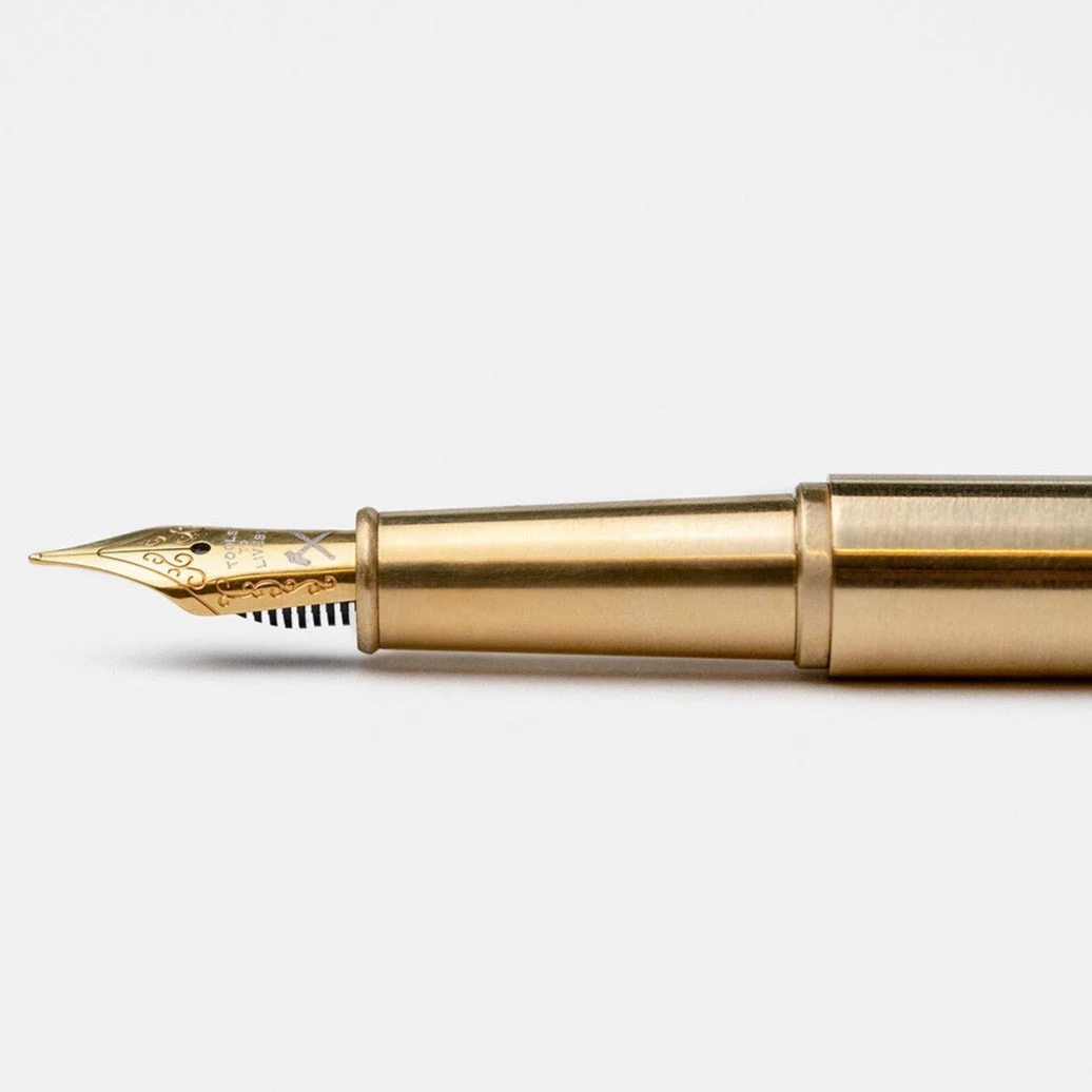 Tools To Live By Brass Fountain Pen (F Nib) 1 Tools To Live By Brass Fountain Pen (F Nib)