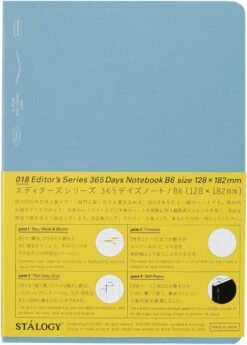Stalogy 365Days Notebook (B6) -Stationery Sale Store stalogy 365 notebook b6 blue