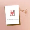 You've Got Pen On Your Face 'Let Me Lick You Up And Down' Greeting Card