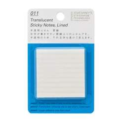 Stalogy Translucent Sticky Notes 6 Stalogy Translucent Sticky Notes -Stationery Sale Store stasqu lined