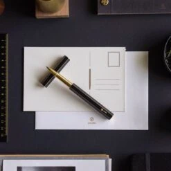 Ystudio Brassing - Rollerball Pen (Black) -Stationery Sale Store stat 39 brassing rollerball pen 5