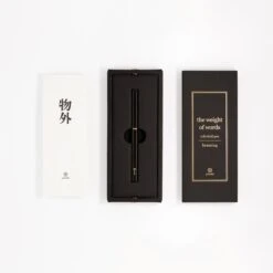 Ystudio Brassing - Rollerball Pen (Black) -Stationery Sale Store stat 39 brassing rollerball pen package s