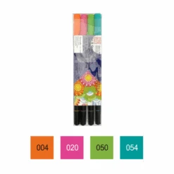 Kuretake ZIG Art & Graphic Twin Marker [4 Colour Set] -Stationery Sale Store summer
