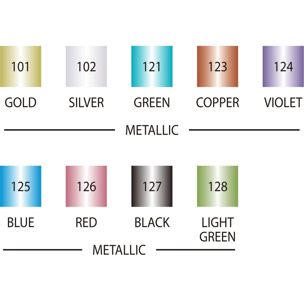 Kuretake ZIG Fudebiyori Metallic Brush Pen 2 Kuretake ZIG Fudebiyori Metallic Brush Pen - Image 2