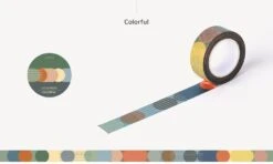 Livework Life & Pieces Masking Tape - Colourful