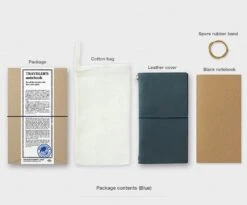 TRAVELER'S Company Notebook Blue 12 TRAVELER'S Company Notebook Blue -Stationery Sale Store tr regular contents