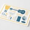 TRAVELER'S Company Travel Tools Letterpress Card Blue [Limited Edition]