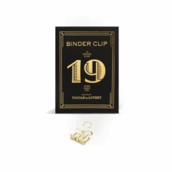 Tools To Live By Paper Clips [19mm] -Stationery Sale Store ttlb 19mm clip gold