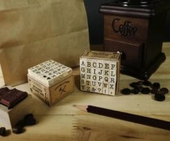 Tools To Live By Lowercase Letters Alphabet Stamp Set -Stationery Sale Store ttlb as small7