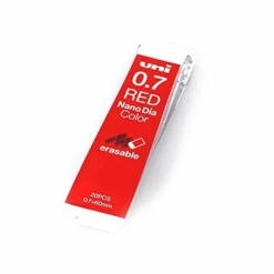 Mitsubishi Uni Nano Dia Coloured Pencil Lead 0.7mm -Stationery Sale Store uni07 red