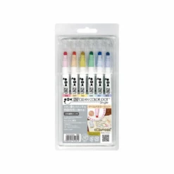 Kuretake ZIG Clean Color Dot 6 Colour Set