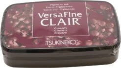 Tsukineko VersaFine Clair Stamp Ink Pad -Stationery Sale Store versafine clair chianti