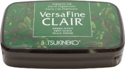 Tsukineko VersaFine Clair Stamp Ink Pad -Stationery Sale Store versafine clair green oasis