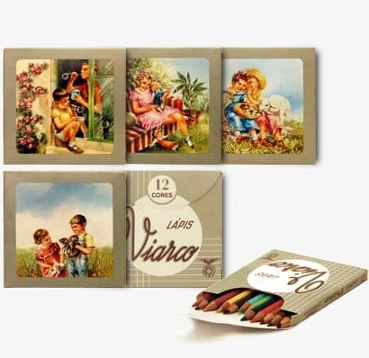 Viarco Pencils Old School- Little Girl (box Of 12) 1 Viarco Pencils Old School- Little Girl (box Of 12)