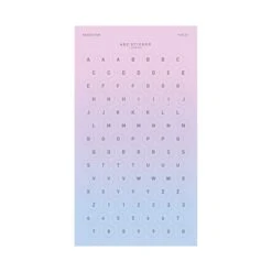 Livework ABC Sticker 16 Livework ABC Sticker -Stationery Sale Store violet2 1