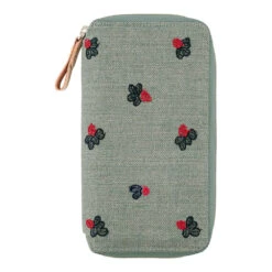 Hobonichi 2024 Weeks Zipper Cover [Minä Perhonen: Light Berry Green] -Stationery Sale Store wc24 minalberry 01