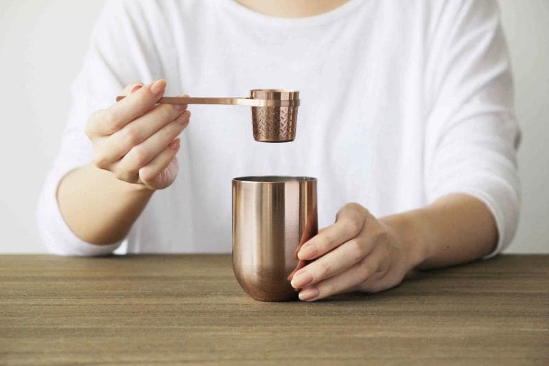 Toast Living -- WEAVER - Tea Jar - Copper 3 Toast Living -- WEAVER - Tea Jar - Copper - Image 3