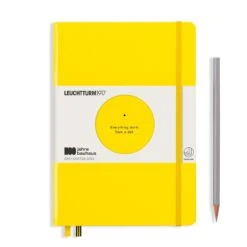 Leuchtturm1917 Notebook Bauhaus Edition [A5 Hardcover] -Stationery Sale Store web bh medium zitrone