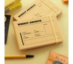 Iconic Undated Weekly Archive Planner -Stationery Sale Store weekly archive planner 6 months 01 sunglow