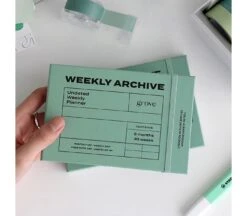 Iconic Undated Weekly Archive Planner -Stationery Sale Store weekly archive planner 6 months 03 grove
