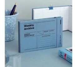 Iconic Undated Weekly Archive Planner -Stationery Sale Store weekly archive planner 6 months 04 cloud