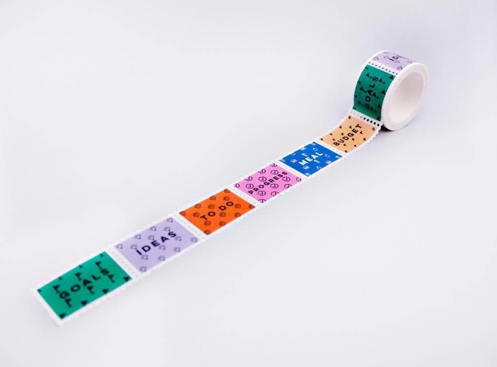 The Completist Bullet Journal Mix Stamp Washi Tape 3 The Completist Bullet Journal Mix Stamp Washi Tape - Image 3