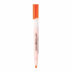 Zebra Fluorescent IN-LET Highlighter -Stationery Sale Store zebra inlet orange