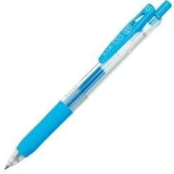 Zebra Sarasa Clip Gel Retractable Pen - 0.5mm - Pack Of 10 -Stationery Sale Store zebra sarasa 05 lightblue 1