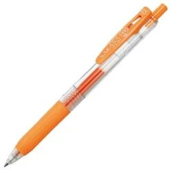 Zebra Sarasa Clip Gel Pen 0.5mm - 5 Pack -Stationery Sale Store zebra sarasa 05 orange