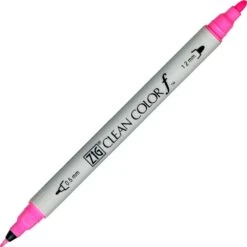 Kuretake ZIG Clean Color F Pen -Stationery Sale Store zig cc 003 fluorescent pink