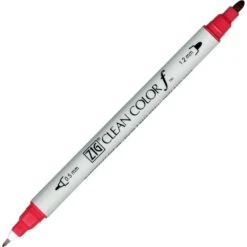 Kuretake ZIG Clean Color F Pen -Stationery Sale Store zig cc 029 geranium red
