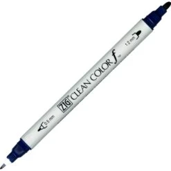 Kuretake ZIG Clean Color F Pen -Stationery Sale Store zig cc 035 deep blue