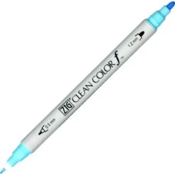 Kuretake ZIG Clean Color F Pen -Stationery Sale Store zig cc 036 light blue