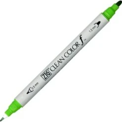 Kuretake ZIG Clean Color F Pen -Stationery Sale Store zig cc 047 may green