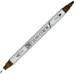 Kuretake ZIG Clean Color F Pen -Stationery Sale Store zig cc 065 mid brown