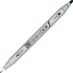 Kuretake ZIG Clean Color F Pen -Stationery Sale Store zig cc 091 light gray