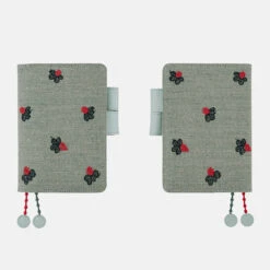 Hobonichi 2024 A6 Planner Cover [Minä Perhonen: Light Berry Green]