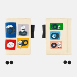 Hobonichi 2024 A6 Planner Cover [Jin Kitamura 'Love It' Panda]