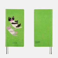 Hobonichi Weeks Japanese Edition April 2024 Start [Keiko Shibata: Fluffy Floating Kittens]
