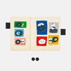 Hobonichi 2024 A6 Planner Cover [Jin Kitamura 'Love It' Panda] -Stationery Sale Store zoom 02 17e08e58 71d3 465b 8c32 7328fa19f3d7