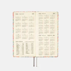 Hobonichi Weeks Japanese Edition April 2024 Start [Liberty Fabrics: Emma And Georgina] -Stationery Sale Store zoom 05 12