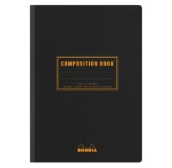 Rhodia Composition Book (A5, Grid) - Black